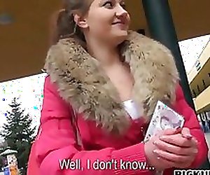 Czech girl Lilia Rafael banged for money