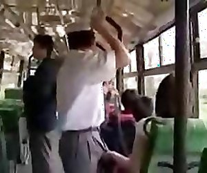 Naughty in bus
