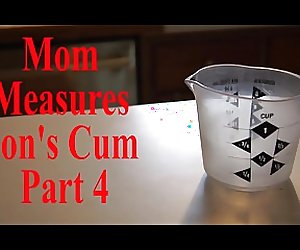 Mom Measures Son's Cum Part 4